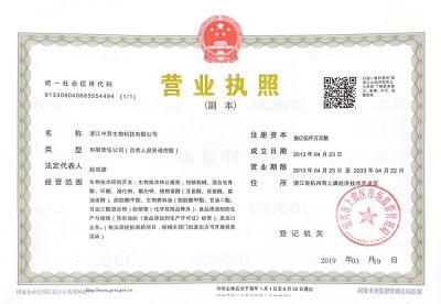 Business license（Copy）